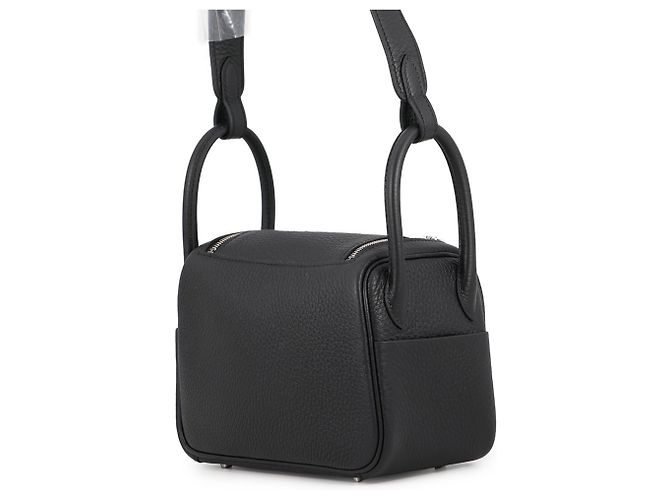 Hermès Hermes Lindy Mini Handtasche Schwarz - Ansicht 2
