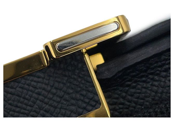 Hermès Borsa a tracolla Hermes Geta in pelle Epsom nera Nero - vista 9