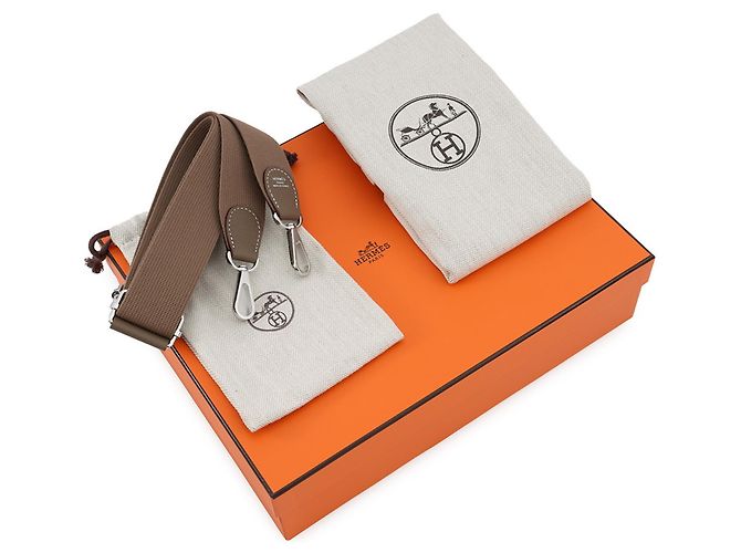 Hermès Borsa a tracolla Hermes Evelyne 3 23 Taupe - vista 9
