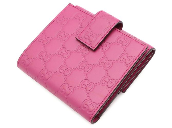 Cartera doble Gucci con motivo de cinta Bowy Rosa Púrpura - vista 3