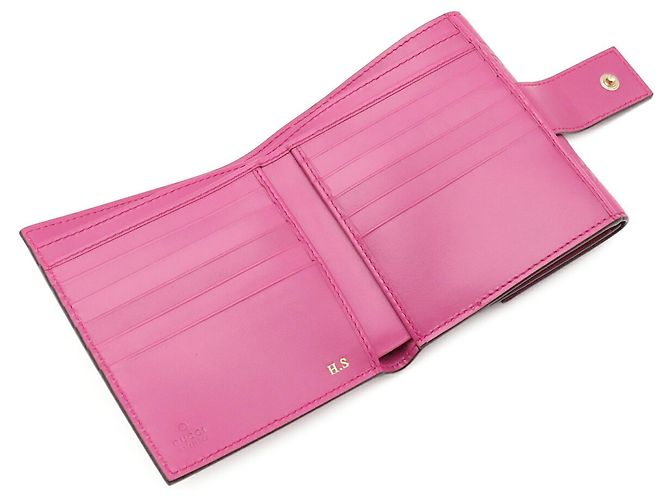 Cartera doble Gucci con motivo de cinta Bowy Rosa Púrpura - vista 6