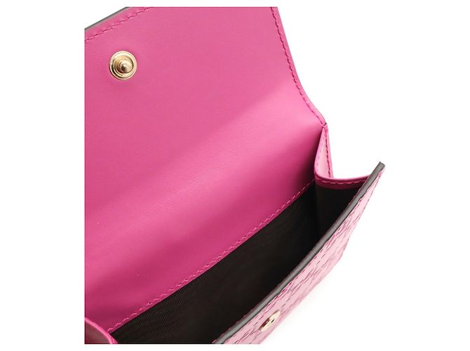 Cartera doble Gucci con motivo de cinta Bowy Rosa Púrpura - vista 8