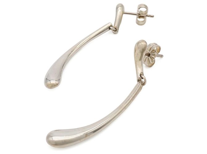 Autre Marque Orecchini Elsa Peretti Elongated Teardrop di Tiffany & Co. Argento - vista 3