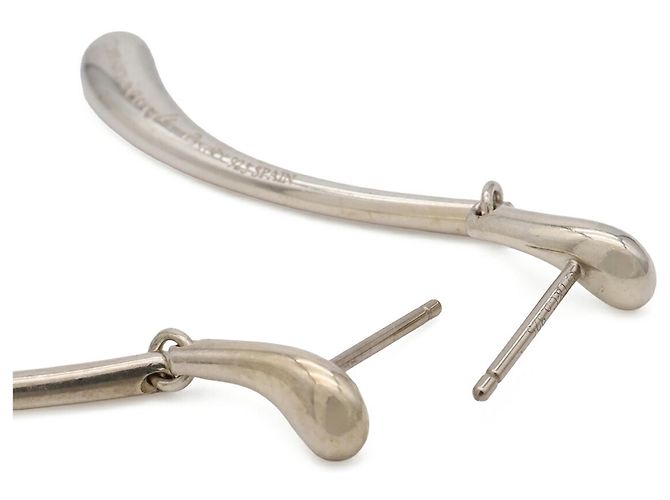 Autre Marque Orecchini Elsa Peretti Elongated Teardrop di Tiffany & Co. Argento - vista 6