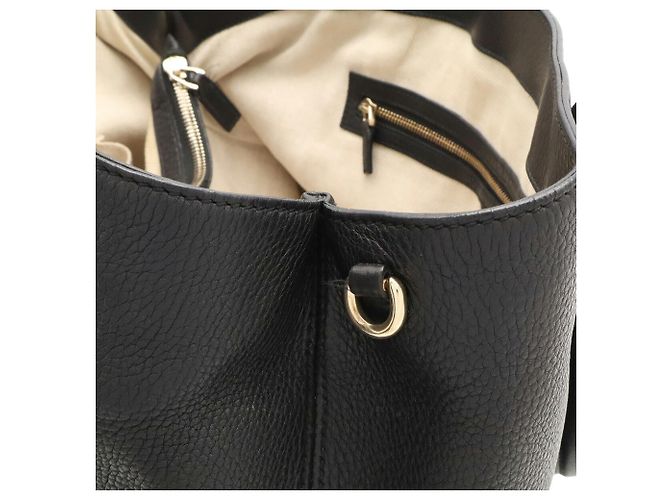 Gucci Soho Working Tote Bag Schwarz Gelb - Ansicht 10