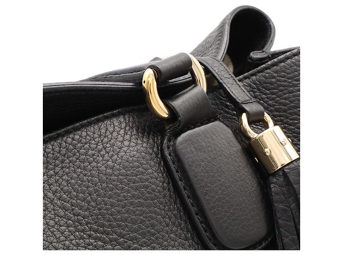 Gucci Soho Working Tote Bag Schwarz Gelb - Ansicht 7