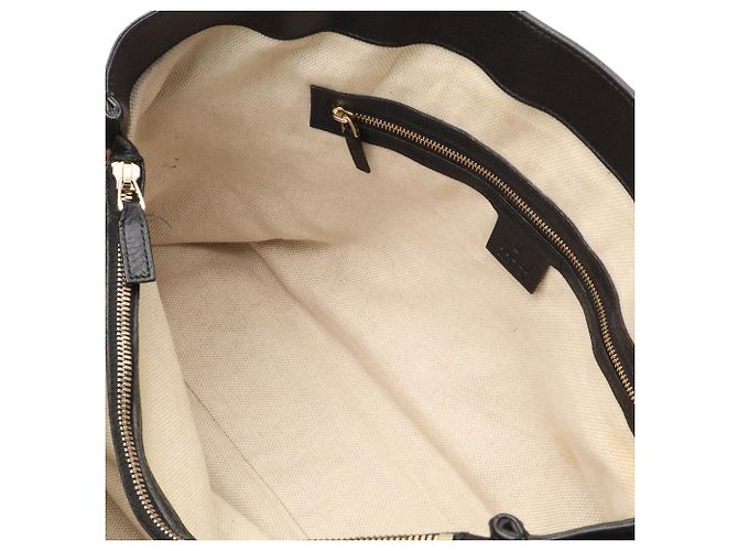 Gucci Soho Working Tote Bag Schwarz Gelb - Ansicht 8