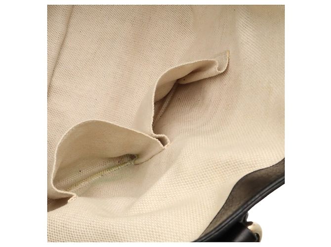 Gucci Soho Working Tote Bag Schwarz Gelb - Ansicht 9