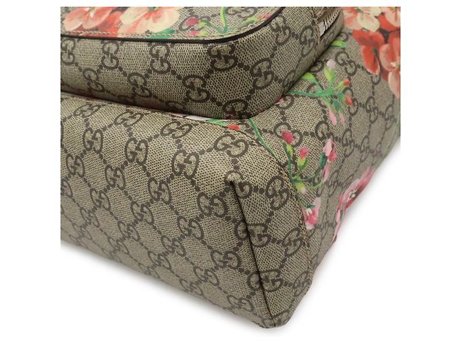 Zaino Gucci GG Blooms Supreme Rosa Multicolore Beige - vista 4