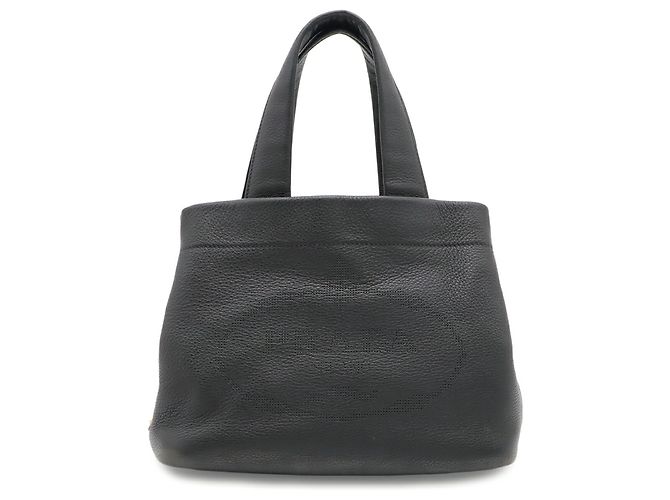 Bolso Tote Perforado Prada Negro - vista 2