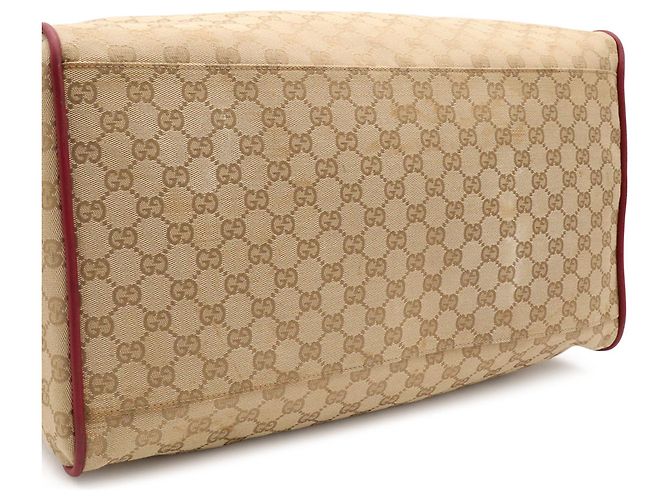 Borsa Boston Gucci GG Canvas Beige - vista 6