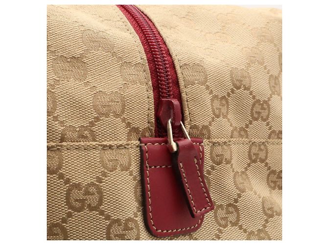 Borsa Boston Gucci GG Canvas Beige - vista 7