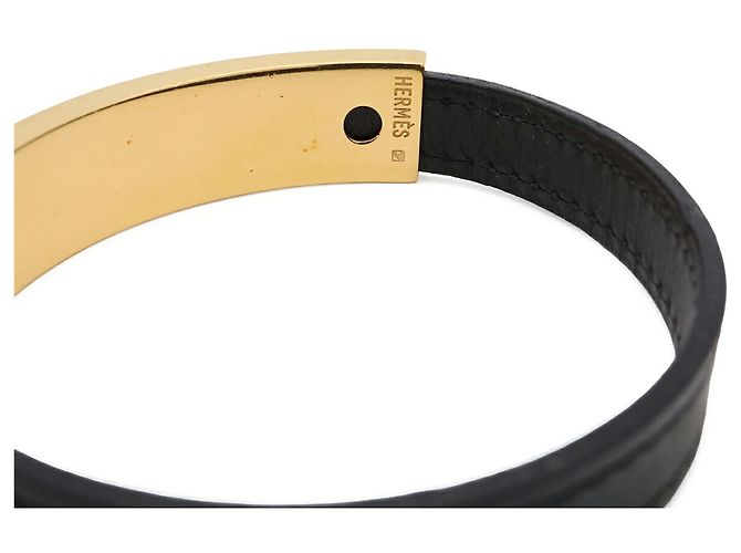 Hermès Pulsera con dije Puspus Hermes Negro Dorado - vista 5