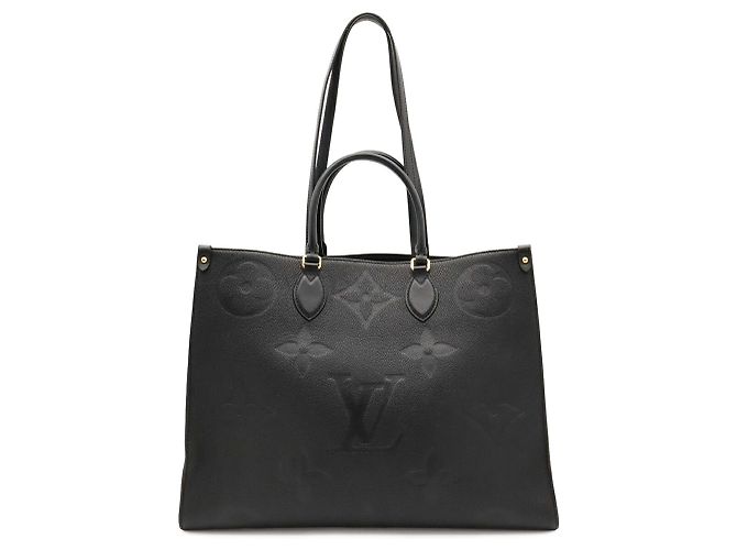 Borsa Tote Louis Vuitton Monogram Empreinte OnTheGo GM Nero - vista 2