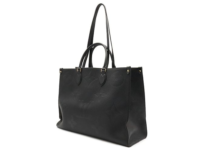Borsa Tote Louis Vuitton Monogram Empreinte OnTheGo GM Nero - vista 3