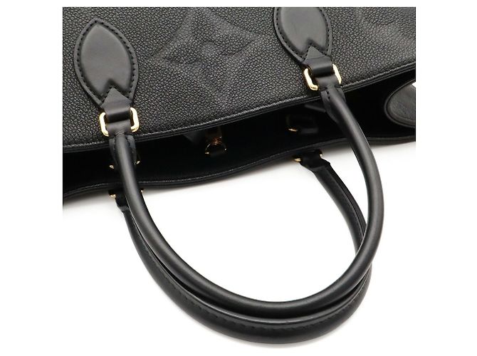 Borsa Tote Louis Vuitton Monogram Empreinte OnTheGo GM Nero - vista 5