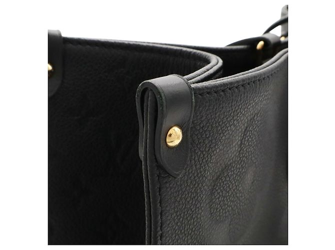 Borsa Tote Louis Vuitton Monogram Empreinte OnTheGo GM Nero - vista 8