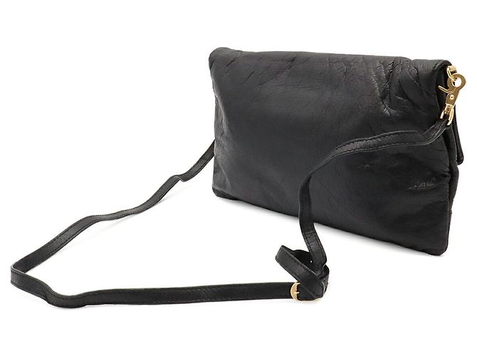 Balenciaga The Giant Envelope Clutch Bag Nero - vista 3