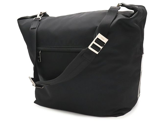 Prada Rubber Shoulder Bag Black - view 3