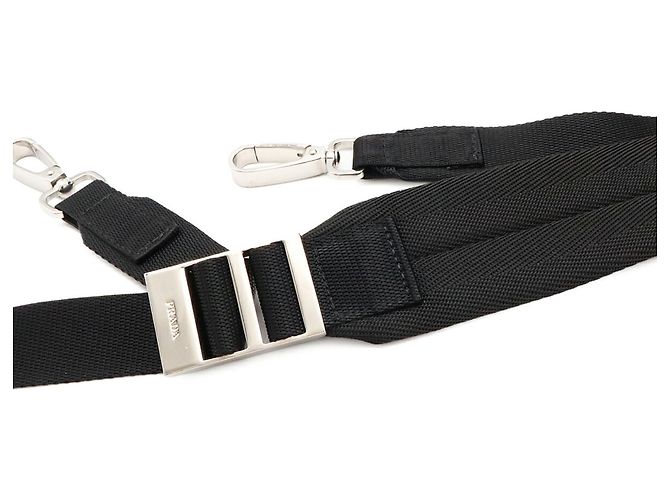 Prada Rubber Shoulder Bag Black - view 5