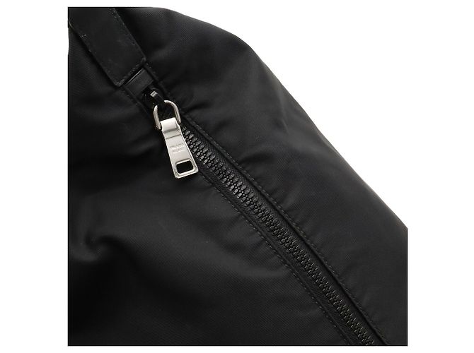 Prada Rubber Shoulder Bag Black - view 7