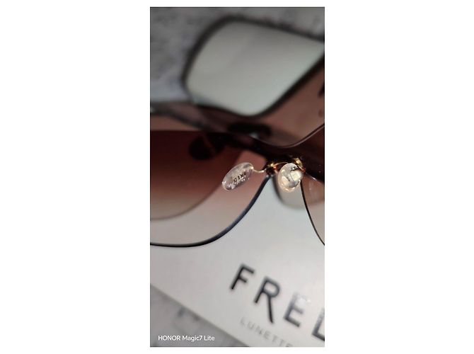 FRED Pearls Sonnenbrille Gold Braun Golden - Ansicht 10