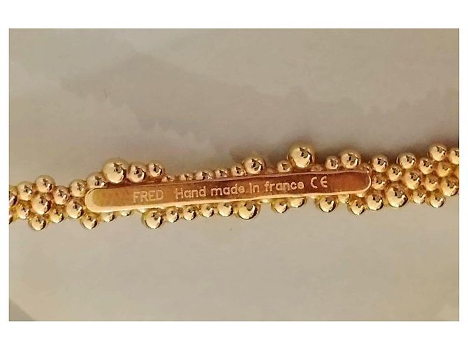 FRED Pearls Sonnenbrille Gold Braun Golden - Ansicht 7