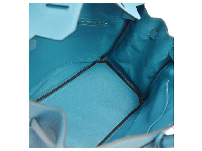 Hermès Hermes Birkin Blue Togo con Hardware Palladium 30 - vista 3