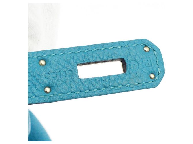 Hermès Hermes Birkin Blue Togo con Hardware Palladium 30 - vista 5