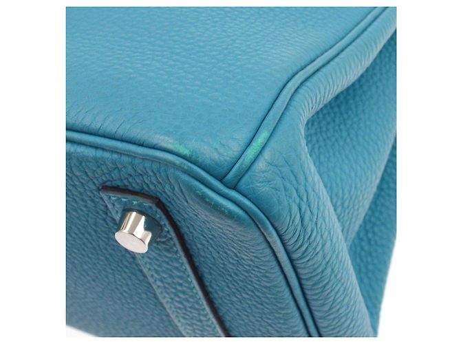 Hermès Hermes Birkin Blue Togo con Hardware Palladium 30 - vista 7