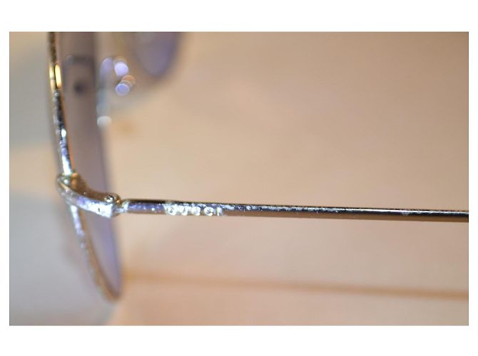 Gucci Occhiali da sole Aviator GG1287 Argento - vista 4