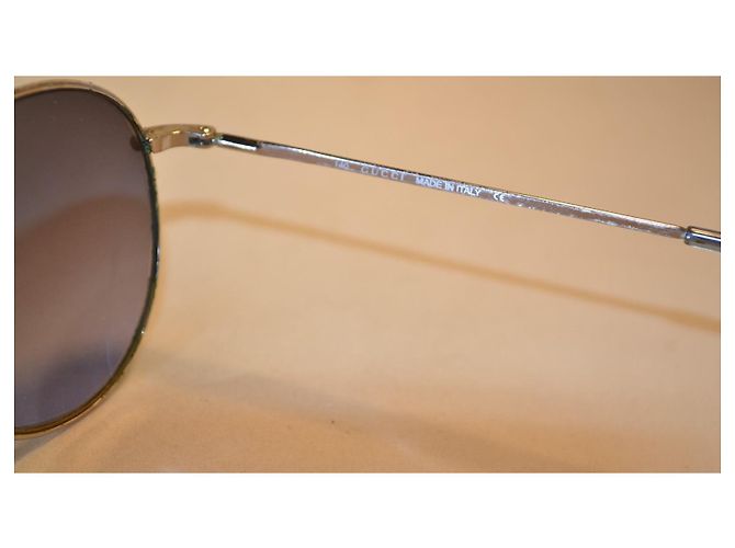 Gucci Occhiali da sole Aviator GG1287 Argento - vista 7