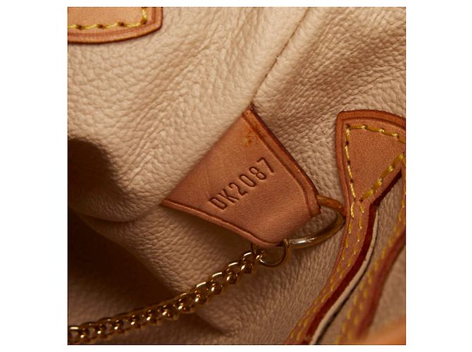 Borsa a tracolla Louis Vuitton Monogram Bucket PM Marrone - vista 10