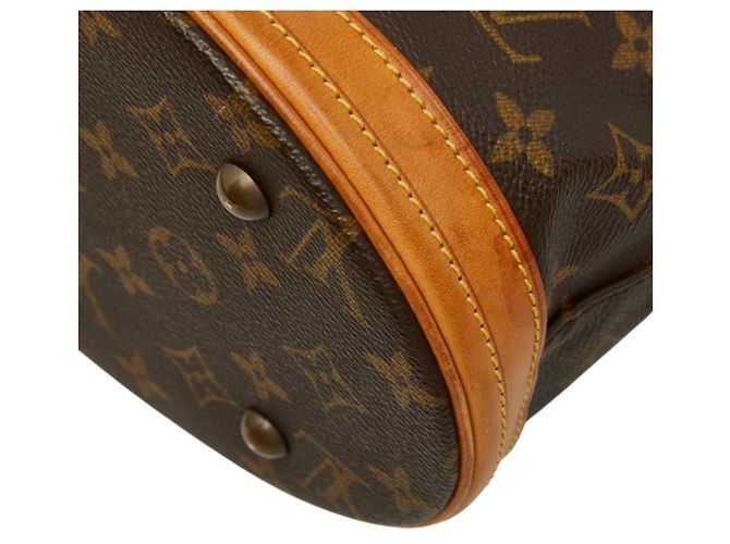 Borsa a tracolla Louis Vuitton Monogram Bucket PM Marrone - vista 6