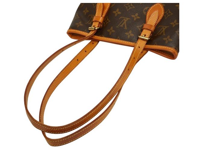 Borsa a tracolla Louis Vuitton Monogram Bucket PM Marrone - vista 8