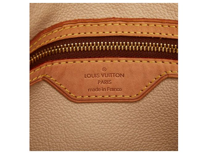 Borsa a tracolla Louis Vuitton Monogram Bucket PM Marrone - vista 9