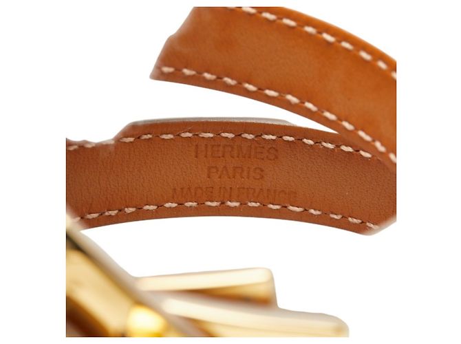 Hermès Bracciale Hermes Kelly Double Tour Bianco Crudo - vista 4