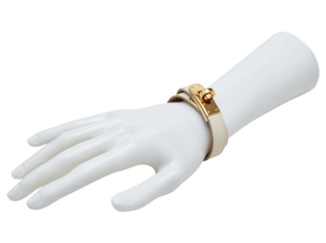 Hermès Bracciale Hermes Kelly Double Tour Bianco Crudo - vista 7