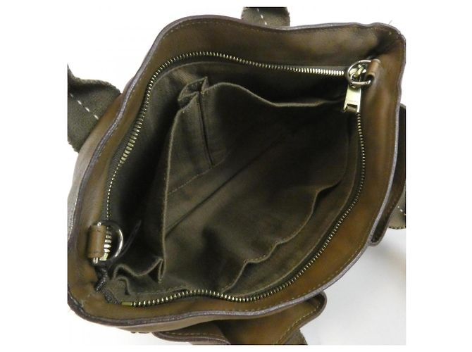 Hermès Bolso Hermes Caravan Horizontal PM Castaño - vista 10