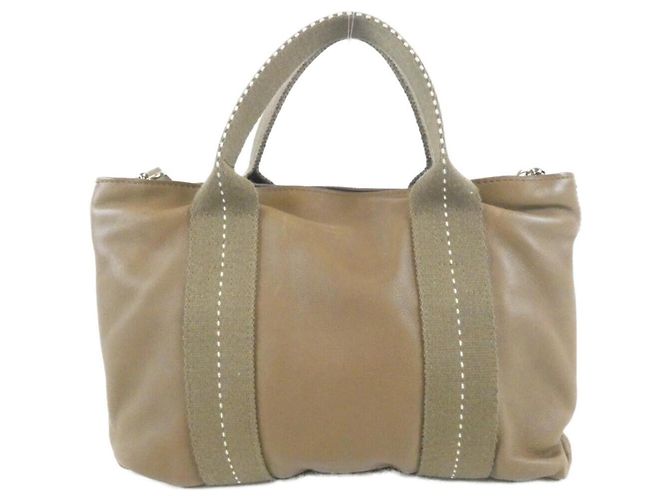 Hermès Bolso Hermes Caravan Horizontal PM Castaño - vista 2