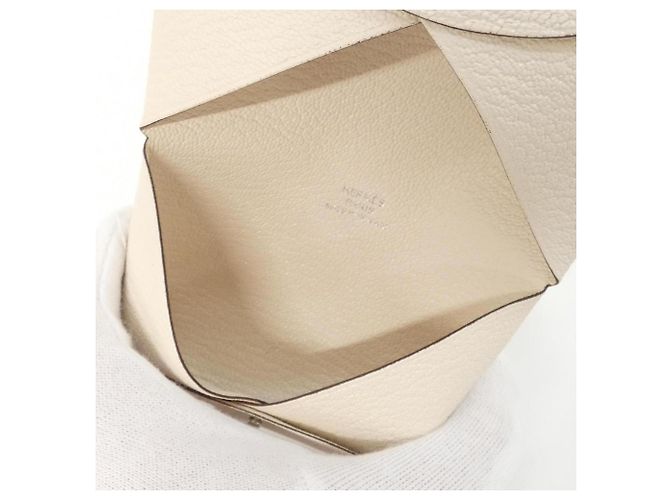 Hermès Portacarte Hermes Calvi Bianco - vista 4