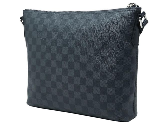Sac à épaule Louis Vuitton Damier Graphite Mick PM Marron Noir - vue 2
