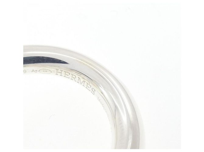 Ring Anillo Hermès Croisette Plata - vista 4