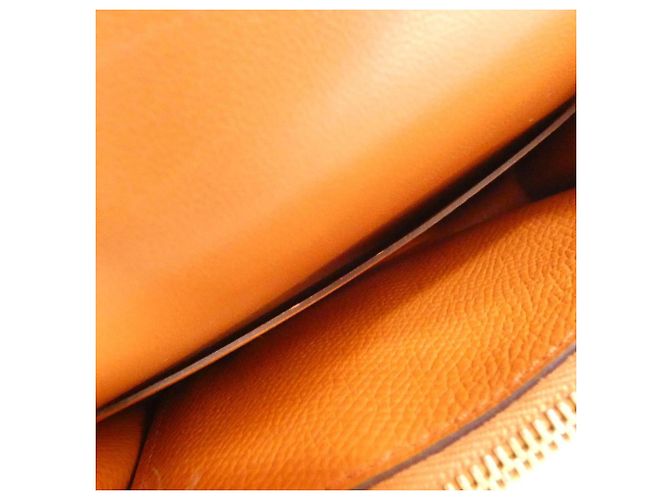 Hermès Portafoglio Hermes Constance Slim 082060CC Arancione - vista 6