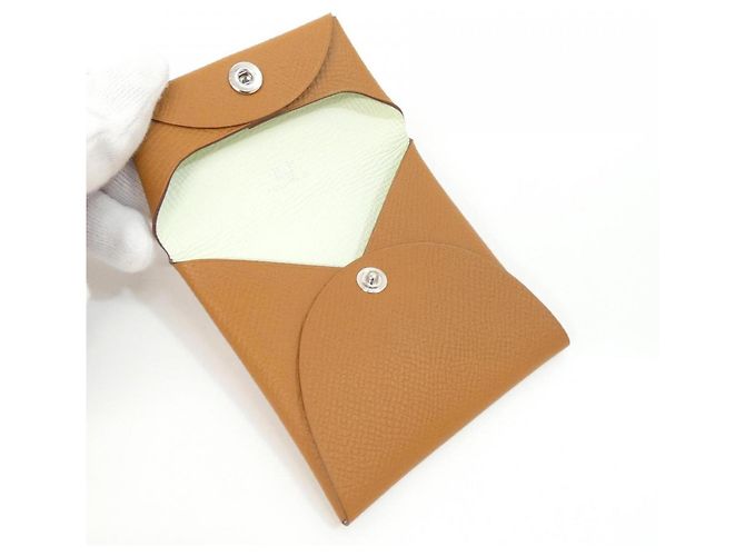 Hermès Bastia Verso Coin Case Castaño - vista 4