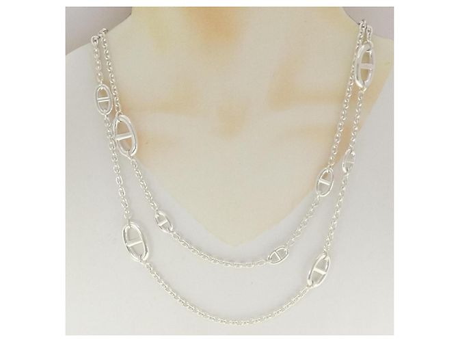 Hermès Collar Hermes Farandole Plata - vista 6