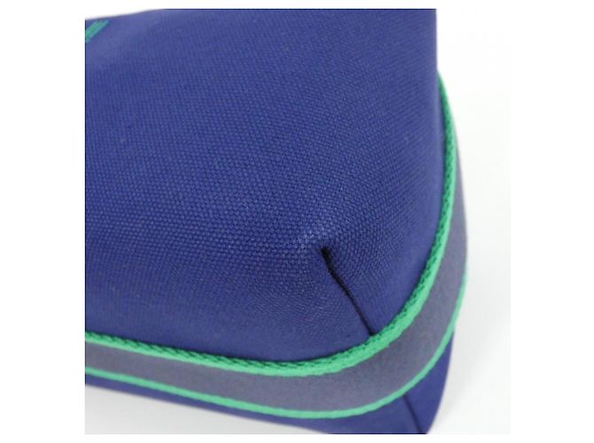 Hermès Hermes Bride à Black PM Handbag Pouch Blau - Ansicht 4