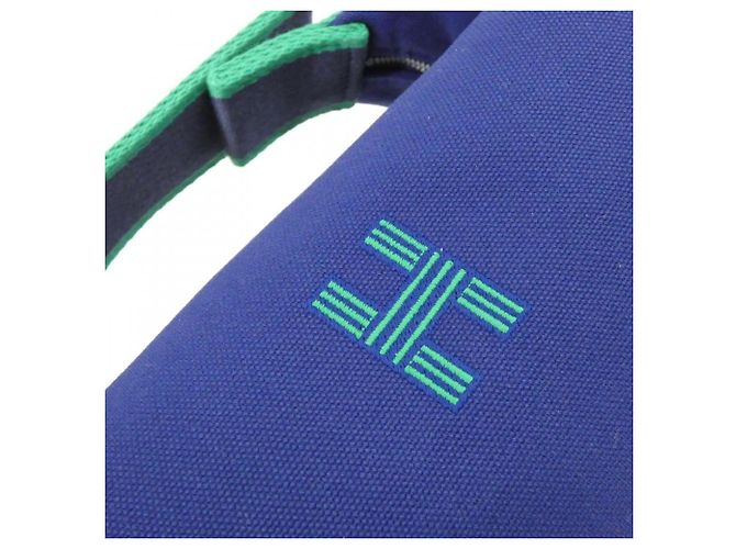 Hermès Hermes Bride à Black PM Handbag Pouch Blau - Ansicht 5