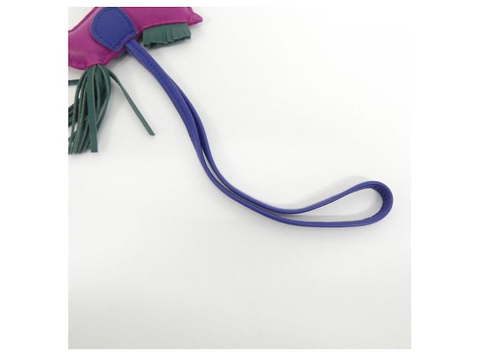 Hermès Hermes Rodeo Accessory Bag Charm PM Azul Púrpura - vista 3