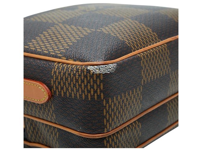 Borsa a tracolla Nile Louis Vuitton Damier Giant Marrone - vista 7